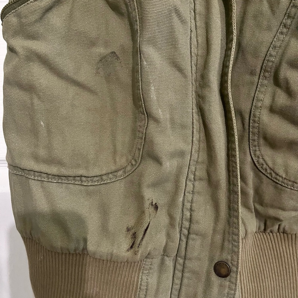 Distressed Lined Utility Jacket - Picture 2 of 2